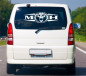 Preview: Masters of Hardcore Logo Aufkleber – freistehend, wetterfest und ideal für Auto, Laptop oder Fenster.